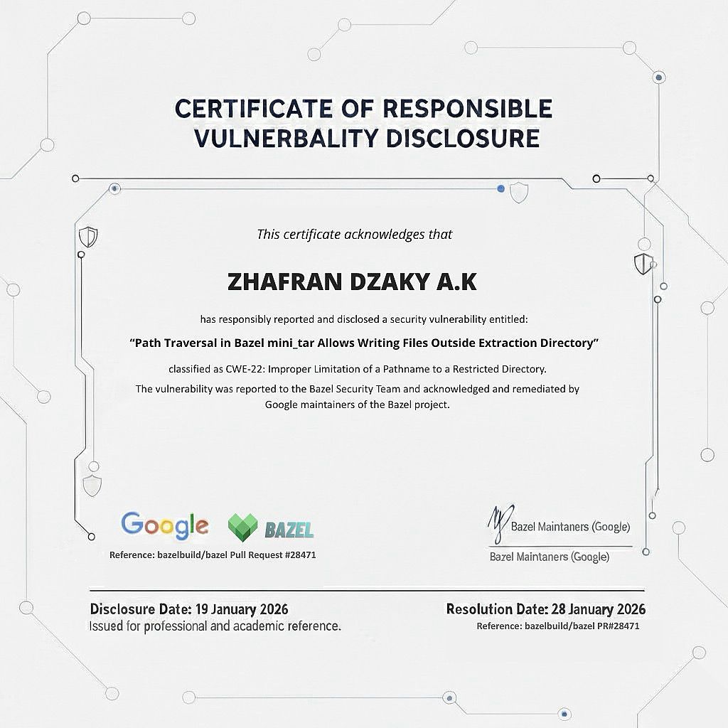 Bug Bounty Bazel Reverse Eginering source